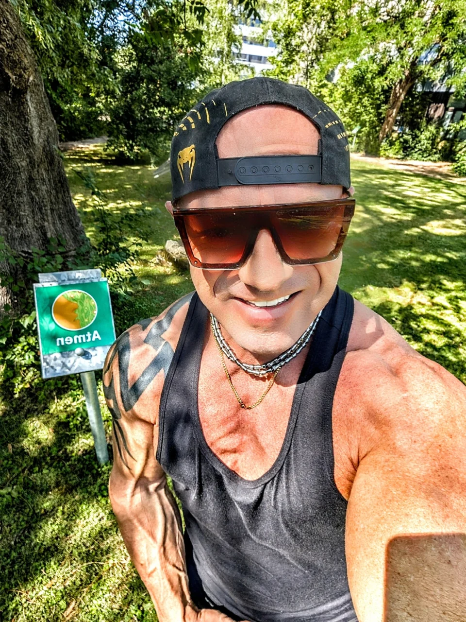 Stefan König beim Sport im Park