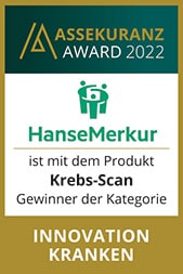 Assekuranz Awards Krebs-Scan von der Hanse-Merkur